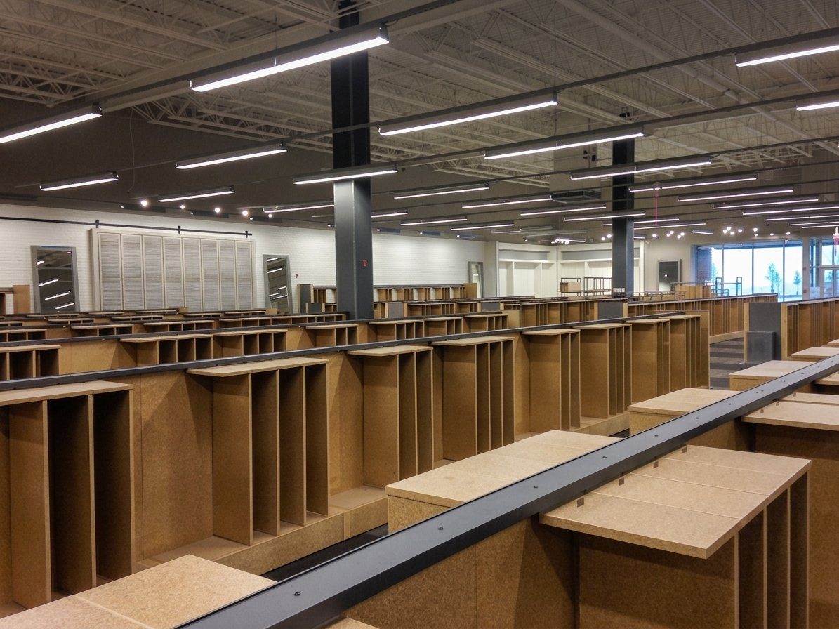 DSW electrical work in progress, Capitol Heights, MD